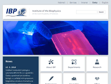 Tablet Screenshot of ibp.cz